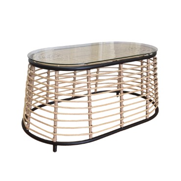 LOOM COFFEE TABLE ΦΥΣΙΚΟ 95x55x45cm 1 τεμ.