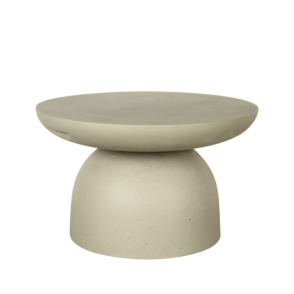 PEBBLE COFFEE TABLE CEMENT 70x70x42cm 1 τεμ.