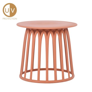 BASKET COFFEE TABLE TERRACOTTA 49,5x49,5x44cm 4 τεμ.