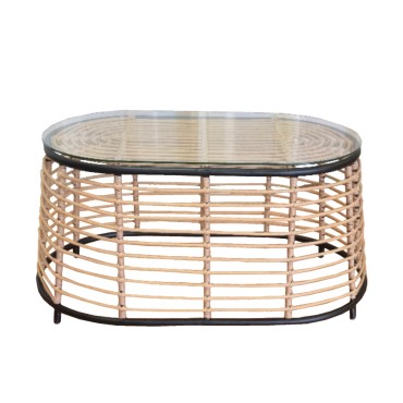 LOOM COFFEE TABLE ΦΥΣΙΚΟ 95x55x45cm 1 τεμ.