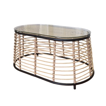 LOOM COFFEE TABLE ΦΥΣΙΚΟ 95x55x45cm 1 τεμ.