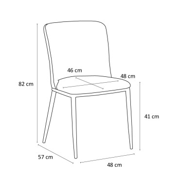 COUTURE ΚΑΡΕΚΛΑ ΛΑΔΙ 48x57x82cm 2 τεμ.