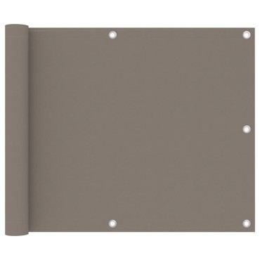 vidaXL Διαχωριστικό Βεράντας Taupe 75 x 300 εκ. Ύφασμα Oxford