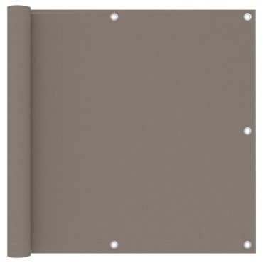 vidaXL Διαχωριστικό Βεράντας Taupe 90 x 300 εκ. Ύφασμα Oxford