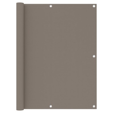 vidaXL Διαχωριστικό Βεράντας Taupe 120 x 300 εκ. Ύφασμα Oxford