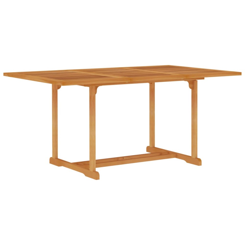 vidaXL Τραπέζι Κήπου 150x90x75cm από Μασίφ Ξύλο Teak 1 τεμ.