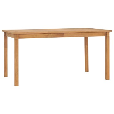 vidaXL Τραπεζαρία Κήπου 150x90x75cm από Μασίφ Ξύλο Teak 1 τεμ.