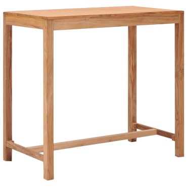 vidaXL Τραπέζι Μπαρ Κήπου 110x60x105cm από Μασίφ Ξύλο Teak 1 τεμ.