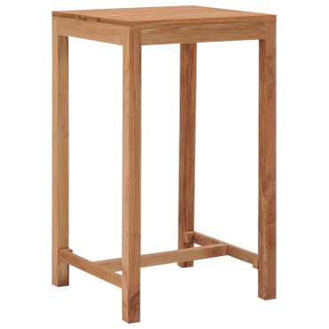 vidaXL Τραπέζι Μπαρ Κήπου 60x60x105cm από Μασίφ Ξύλο Teak 1 τεμ.