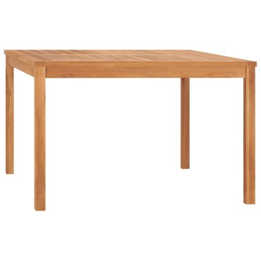 vidaXL Τραπεζαρία Κήπου 120x120x77cm από Μασίφ Ξύλο Teak 1 τεμ.