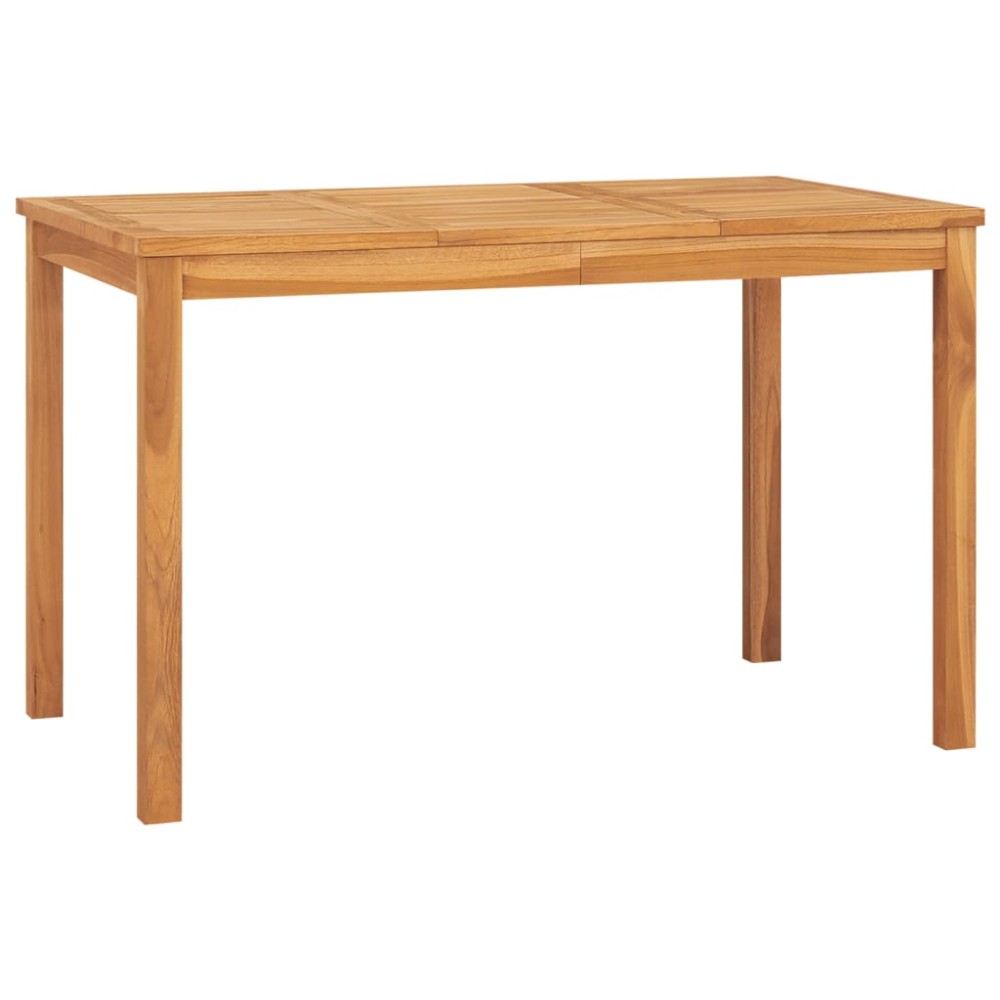 vidaXL Τραπεζαρία Κήπου 120x70x77cm από Μασίφ Ξύλο Teak 1 τεμ.