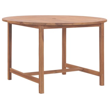 vidaXL Τραπεζαρία Κήπου 110x75cm από Μασίφ Ξύλο Teak 1 τεμ.