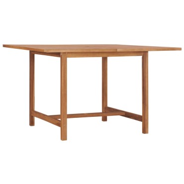 vidaXL Τραπεζαρία Κήπου 110x110x75cm από Μασίφ Ξύλο Teak 1 τεμ.