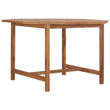 vidaXL Τραπεζαρία Κήπου 110x110x75cm από Μασίφ Ξύλο Teak 1 τεμ.