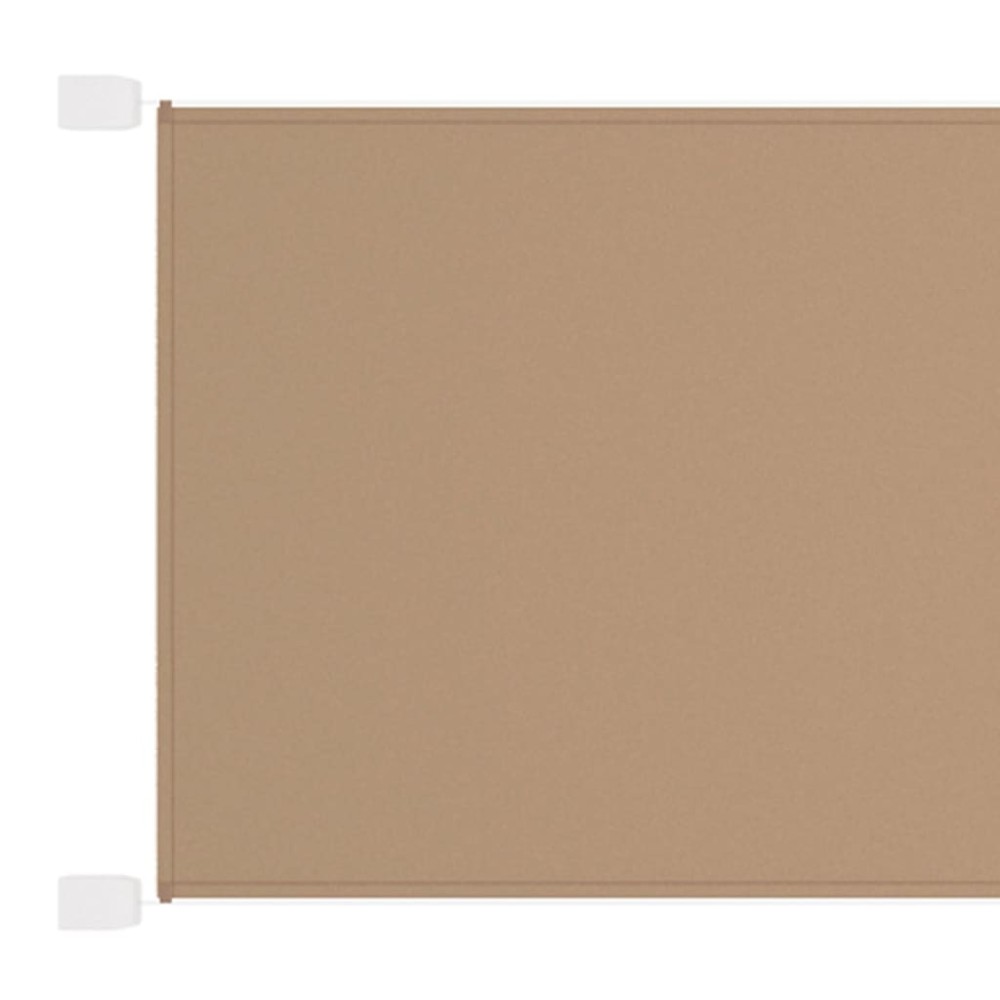 vidaXL Τέντα Κάθετη Taupe 100 x 600 εκ. από Ύφασμα Oxford