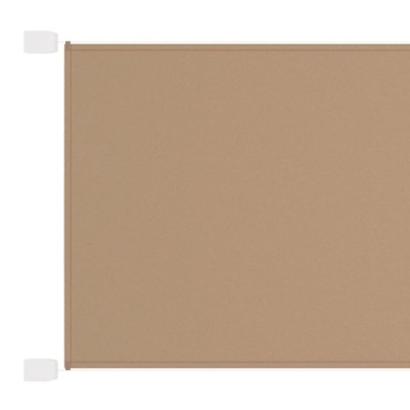 vidaXL Τέντα Κάθετη Taupe 100 x 600 εκ. από Ύφασμα Oxford