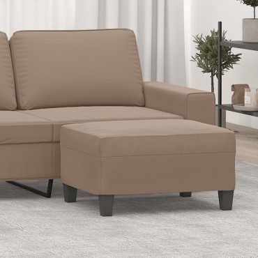 vidaXL Υποπόδιο Taupe 70x55x41cm από Ύφασμα Μικροϊνών 1 τεμ.