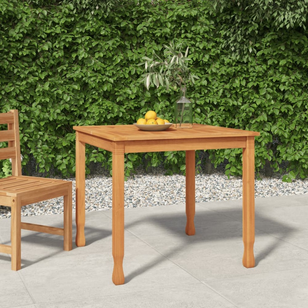 vidaXL Τραπεζαρία Κήπου 85x85x75cm από Μασίφ Ξύλο Teak 1 τεμ.