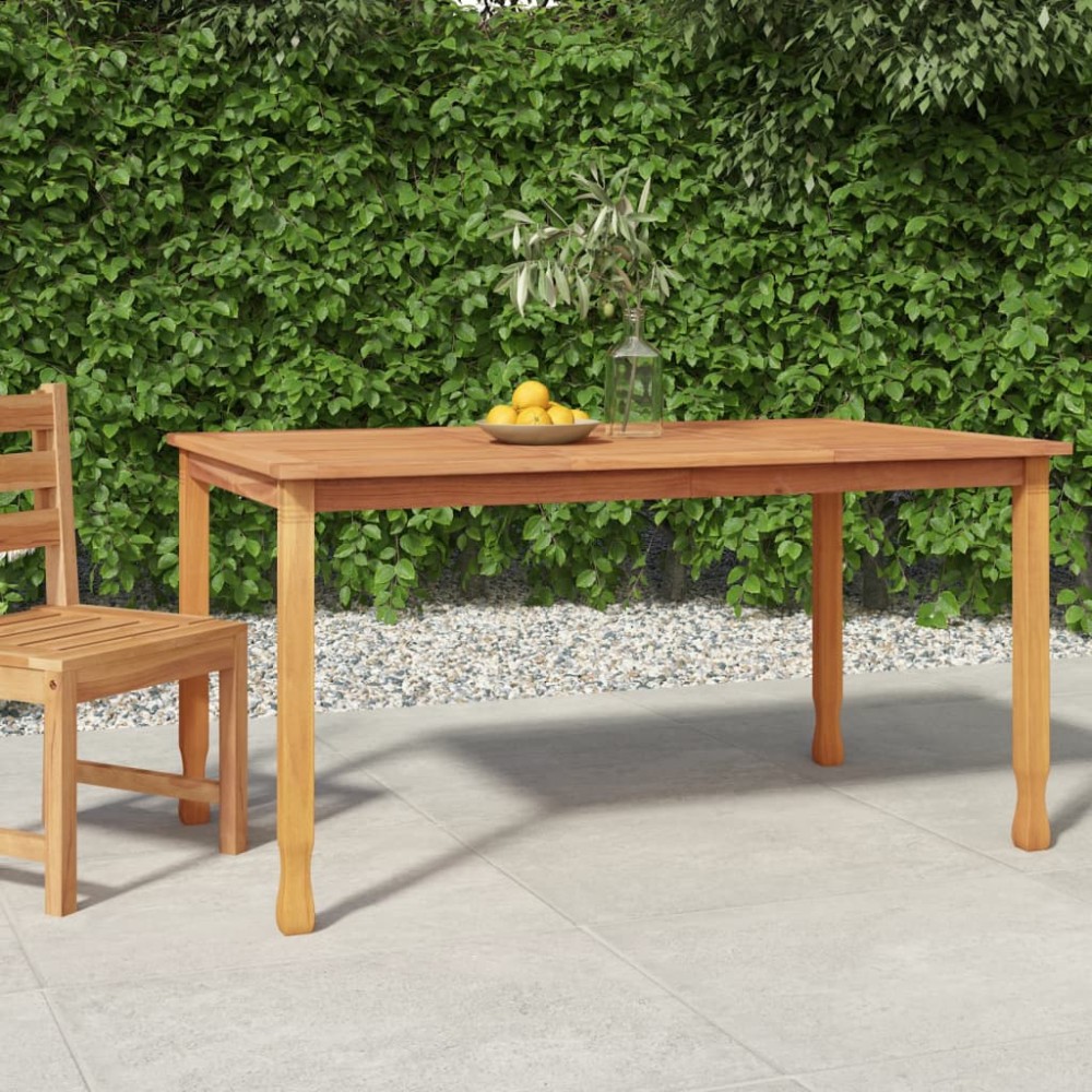 vidaXL Τραπεζαρία Κήπου 150x90x75cm από Μασίφ Ξύλο Teak 1 τεμ.