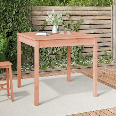 vidaXL Τραπέζι Κήπου 82,5x82,5x76cm από Μασίφ Ξύλο Ψευδοτσούγκας 1 τεμ.