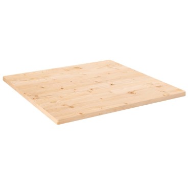 vidaXL Επιφάνεια Τραπεζιού Τετράγωνη 90x90x2,5cm Μασίφ Ξύλο Πεύκου 1 τεμ.