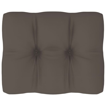 vidaXL Μαξιλάρι Παλέτας Taupe 50 x 40 x 12 εκ. Υφασμάτινο