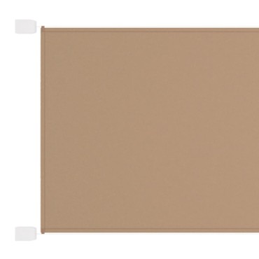 vidaXL Τέντα Κάθετη Taupe 200 x 270 εκ. από Ύφασμα Oxford