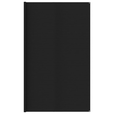vidaXL Χαλί Σκηνής Μαύρο 400 x 800 εκ. από HDPE