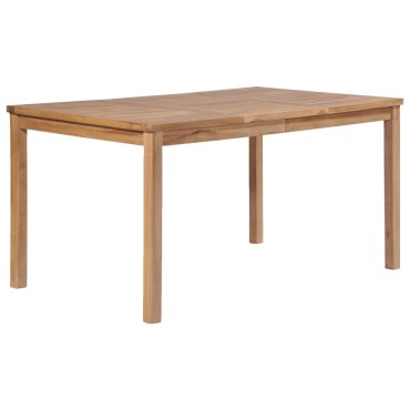 vidaXL Τραπέζι Κήπου 150x90x77cm από Μασίφ Ξύλο Teak 1 τεμ.