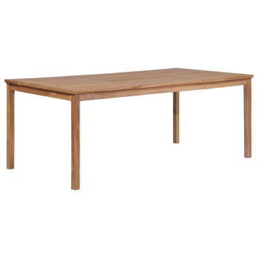 vidaXL Τραπέζι Κήπου 200x100x77cm από Μασίφ Ξύλο Teak 1 τεμ.