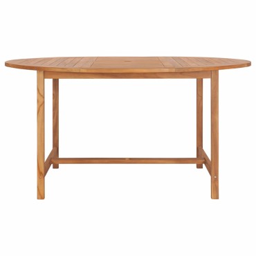 vidaXL Τραπέζι Κήπου 150x76cm από Μασίφ Ξύλο Teak 1 τεμ.