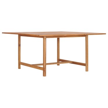 vidaXL Τραπέζι Κήπου 150x150x76cm από Μασίφ Ξύλο Teak 1 τεμ.