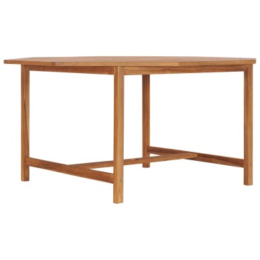 vidaXL Τραπέζι Κήπου 150x150x75cm από Μασίφ Ξύλο Teak 1 τεμ.