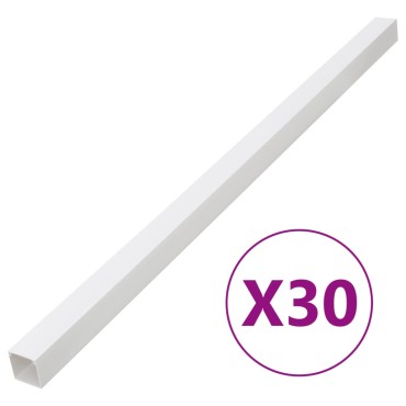 vidaXL Κανάλι Καλωδίων 60 x 40 χιλ. 30 μ. από PVC