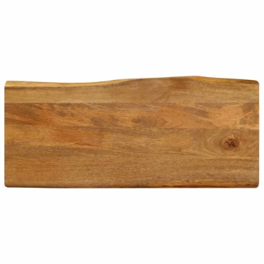 vidaXL Επιφάνεια Τραπεζιού 80x40x3,8cm Live Edge Μασίφ Ξύλο Μάνγκο 1 τεμ.