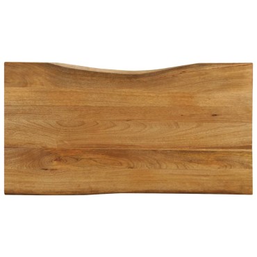 vidaXL Επιφάνεια Τραπεζιού 120x60x3,8cm Live Edge Μασίφ Ξύλο Μάνγκο 1 τεμ.