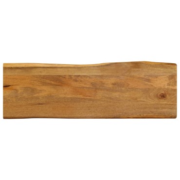 vidaXL Επιφάνεια Τραπεζιού 120x40x3,8cm Live Edge Μασίφ Ξύλο Μάνγκο 1 τεμ.