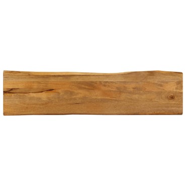 vidaXL Επιφάνεια Τραπεζιού 180x40x3,8cm Live Edge Μασίφ Ξύλο Μάνγκο 1 τεμ.