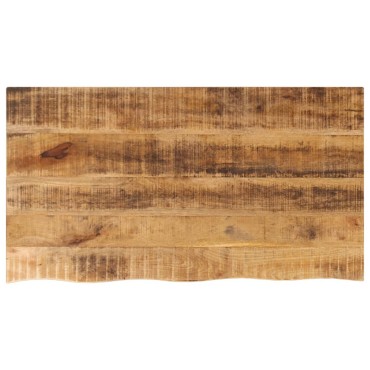 vidaXL Επιφάνεια Τραπεζιού 110x60x2,5cm Live Edge Μασίφ Ξύλο Μάνγκο 1 τεμ.