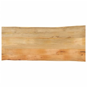 vidaXL Επιφάνεια Τραπεζιού 140x60x2,5cm Live Edge Μασίφ Ξύλο Μάνγκο 1 τεμ.