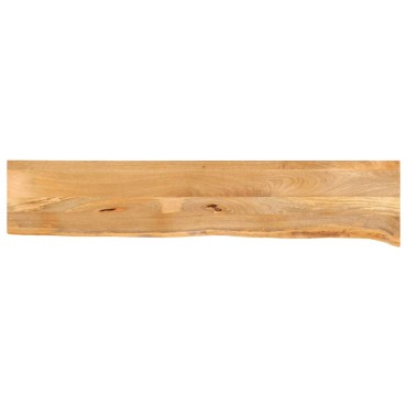 vidaXL Επιφάνεια Τραπεζιού 160x40x2,5cm Live Edge Μασίφ Ξύλο Μάνγκο 1 τεμ.