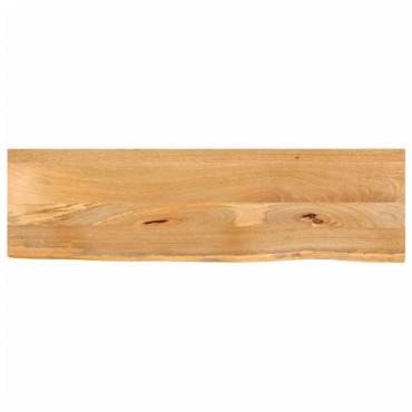 vidaXL Επιφάνεια Τραπεζιού 120x30x3,8cm Live Edge Μασίφ Ξύλο Μάνγκο 1 τεμ.