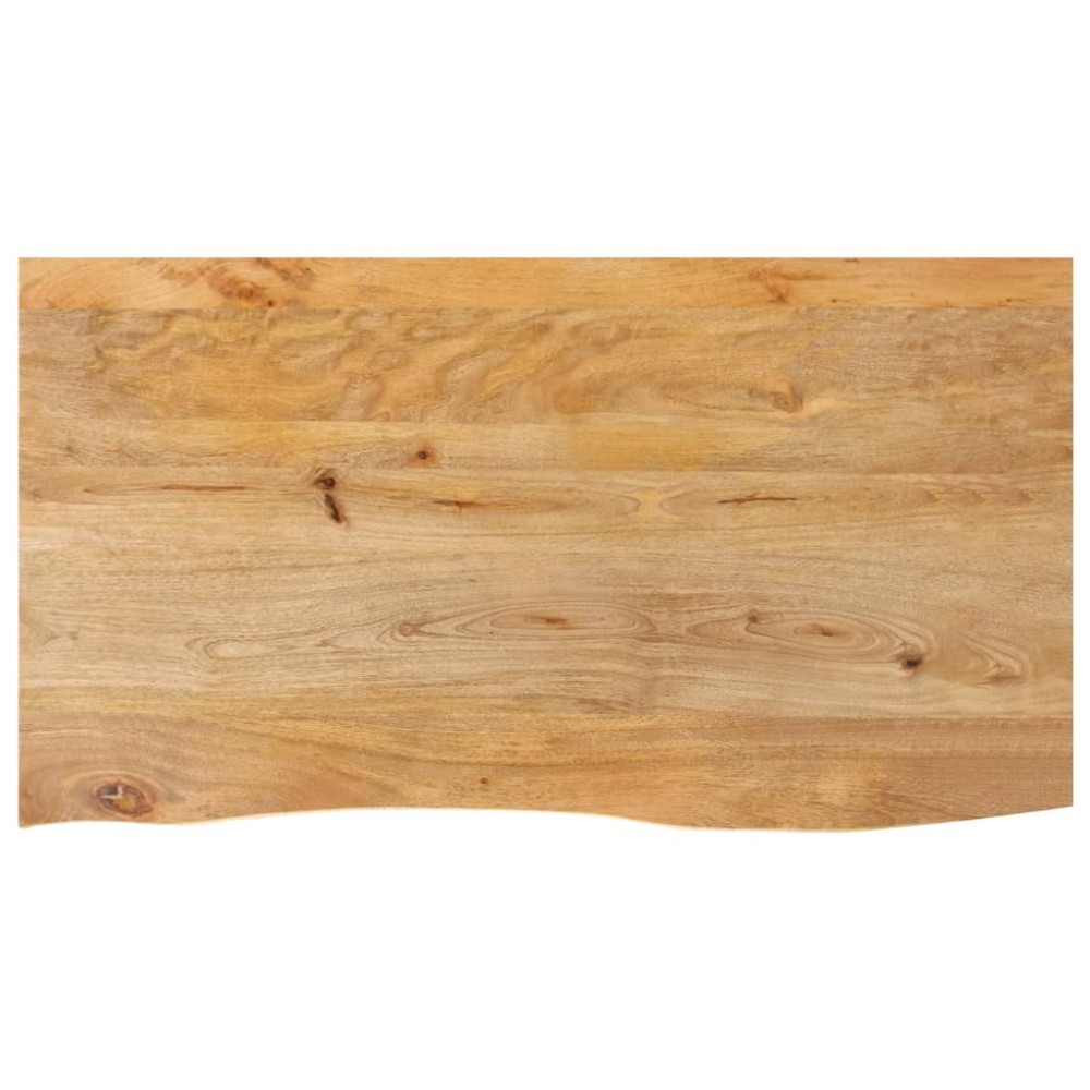 vidaXL Επιφάνεια Τραπεζιού 120x60x2,5cm Live Edge Μασίφ Ξύλο Μάνγκο 1 τεμ.