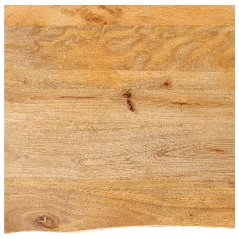 vidaXL Επιφάνεια Τραπεζιού 60x60x3,8cm Live Edge Μασίφ Ξύλο Μάνγκο 1 τεμ.