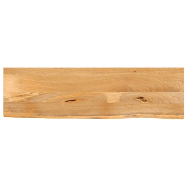 vidaXL Επιφάνεια Τραπεζιού 100x40x3,8cm Live Edge Μασίφ Ξύλο Μάνγκο 1 τεμ.