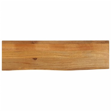 vidaXL Επιφάνεια Τραπεζιού 110x20x2,5cm Live Edge Μασίφ Ξύλο Μάνγκο 1 τεμ.