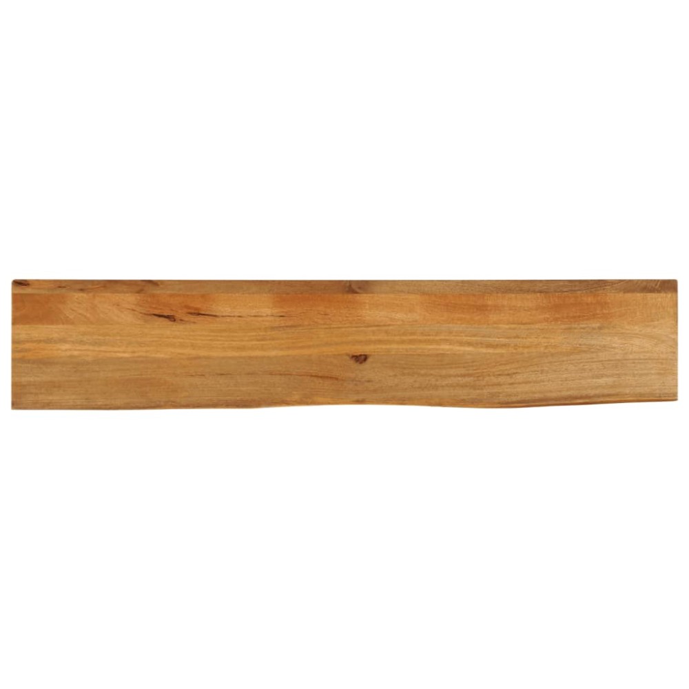 vidaXL Επιφάνεια Τραπεζιού 140x40x2,5cm Live Edge Μασίφ Ξύλο Μάνγκο 1 τεμ.