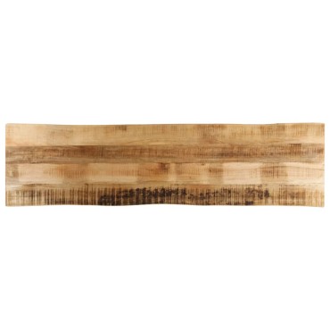 vidaXL Επιφάνεια Τραπεζιού 160x40x2,5cm Live Edge Μασίφ Ξύλο Μάνγκο 1 τεμ.