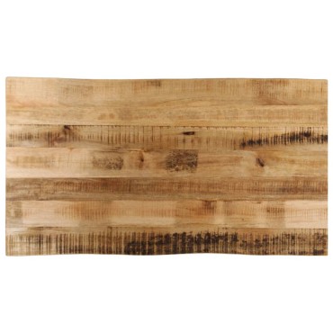 vidaXL Επιφάνεια Τραπεζιού 110x60x3,8cm Live Edge Μασίφ Ξύλο Μάνγκο 1 τεμ.