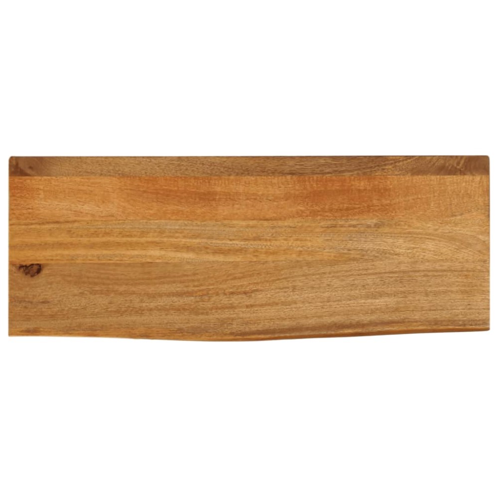 vidaXL Επιφάνεια Τραπεζιού 70x30x2,5cm Live Edge Μασίφ Ξύλο Μάνγκο 1 τεμ.